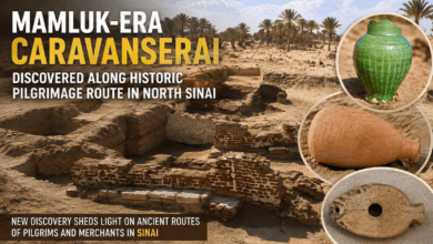 Mamluk-Era Caravanserai Discovered Along Ancient Pilgrimage Route in North Sinai