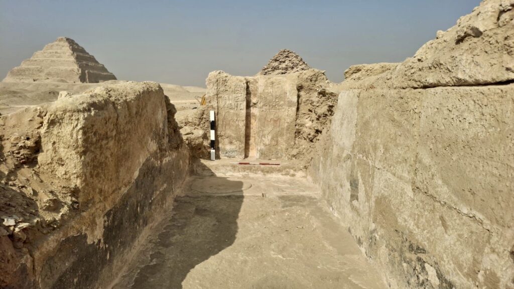 Old Kingdom Tomb and Sealed Stone Sarcophagi Discovered at Sakkara