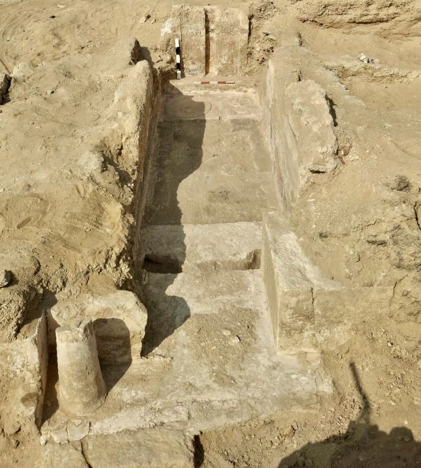 Old Kingdom Tomb and Sealed Stone Sarcophagi Discovered at Sakkara