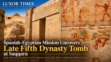 Spanish-Egyptian Mission Uncovers Late Fifth Dynasty Tomb at Saqqara
